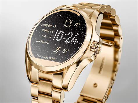 smartwatch michael kors damen gold|michael kors bradshaw smartwatch gold.